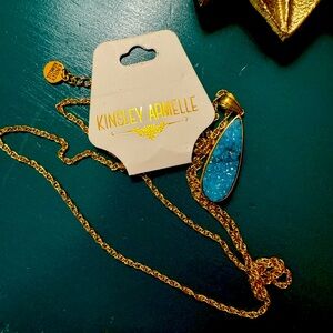 Kinsley Armelle  32in Gem stone Necklace